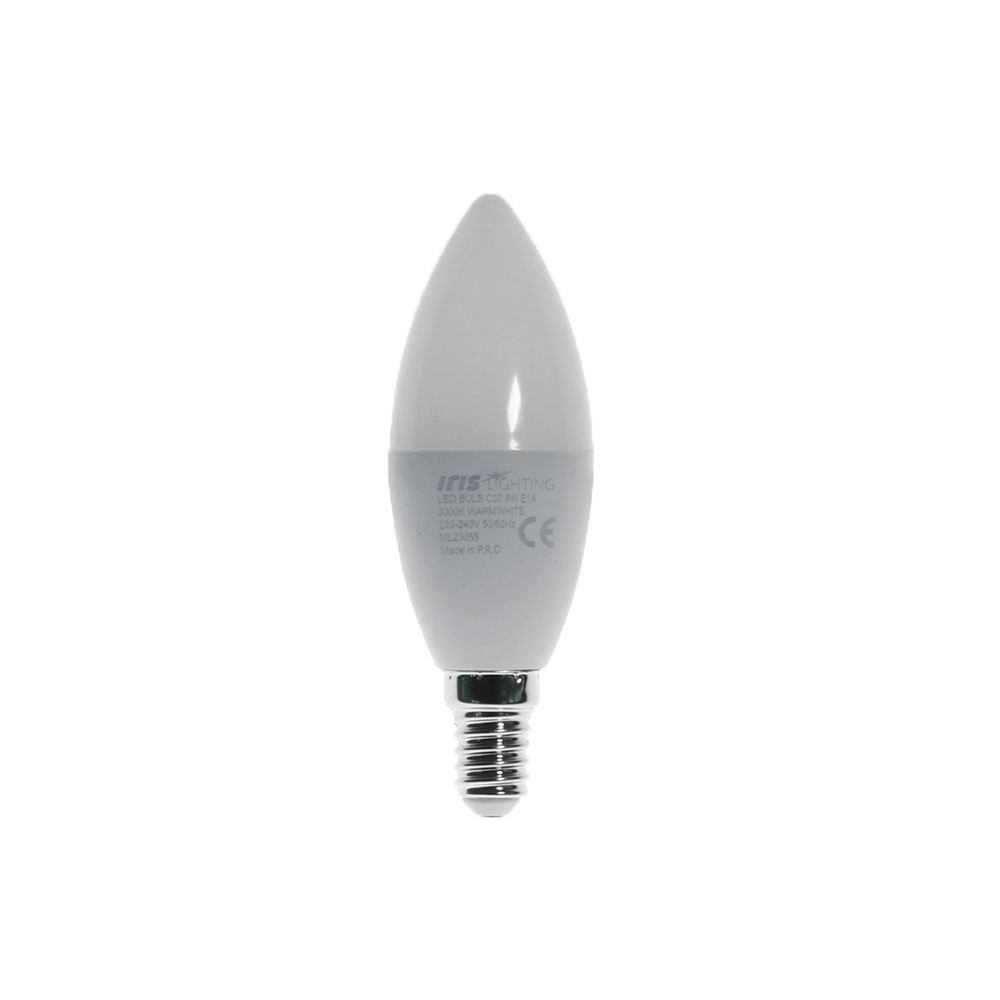 Iris LED C37 izzó 8W 640lm 3000K E14 - Meleg fehér (ILE148W3000K)