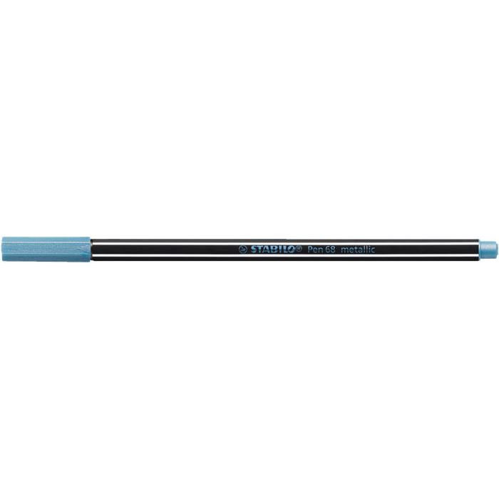 STABILO viltstift Pen 68 Metallic, blauw (68/841)