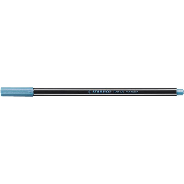 STABILO viltstift Pen 68 Metallic, blauw