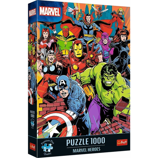Marvel Bosszúállók 1000db-os prémium plusz puzzle - Trefl