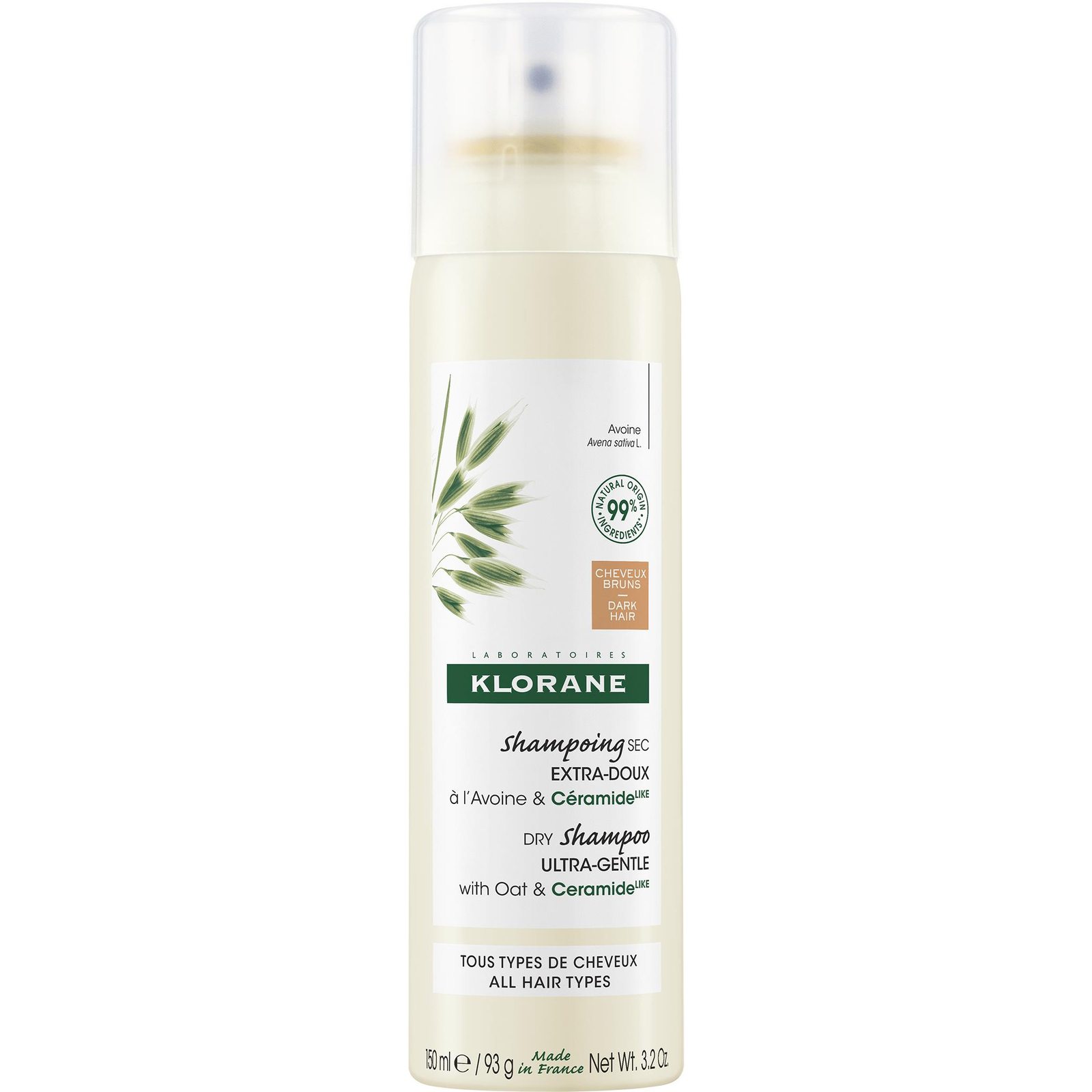 KLORANE - zab kivonat, sötét hajra, 150ml (3282770390766)
