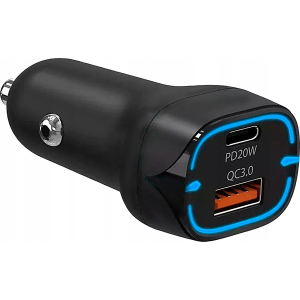 Ładowarka Inne Ładowarka samochodowa z funkcją Power Delivery i Quick Charge 38W