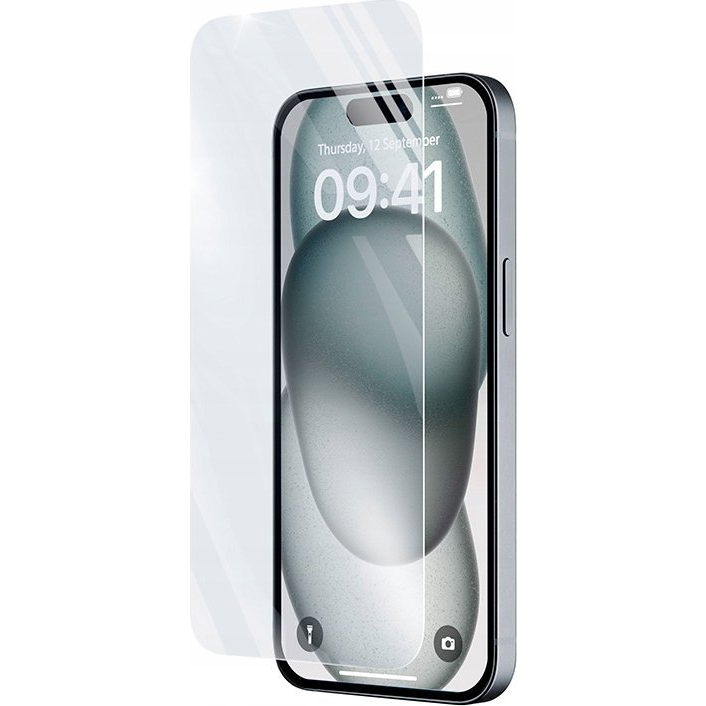 Cellularline TEMPGLASSIPH15MAX chránič obrazovky a chrbta mobilného telefónu Číra ochranná fólia na displej Apple 1 kusov (TEMPGLASSIPH15MA)