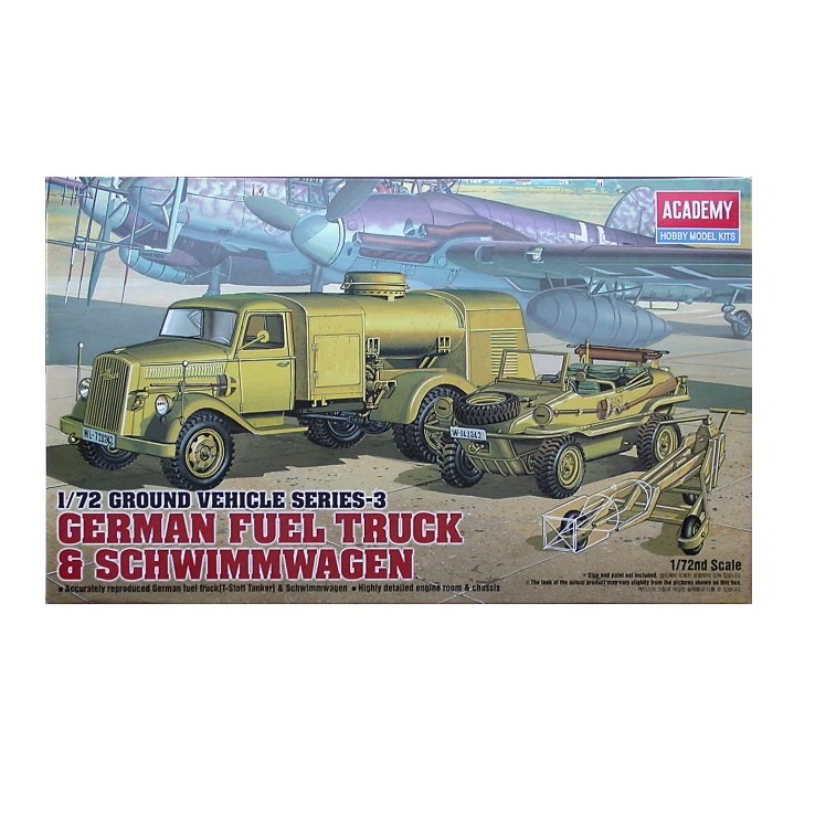 Academy German tartály autó műanyag modell (1:72) (MA-13401)