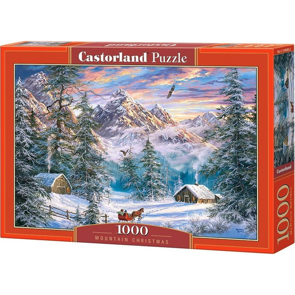 Castorland Mountain Christmas 1000 pcs Puzzle 1000 pz Landscape
