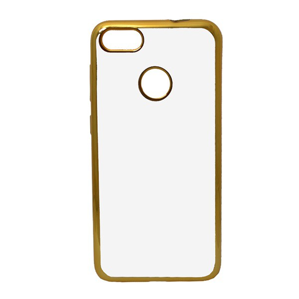 Szilikon telefonvédő (fémhatású keret) ARANY [Huawei P9 Lite Mini] (5996457722686)
