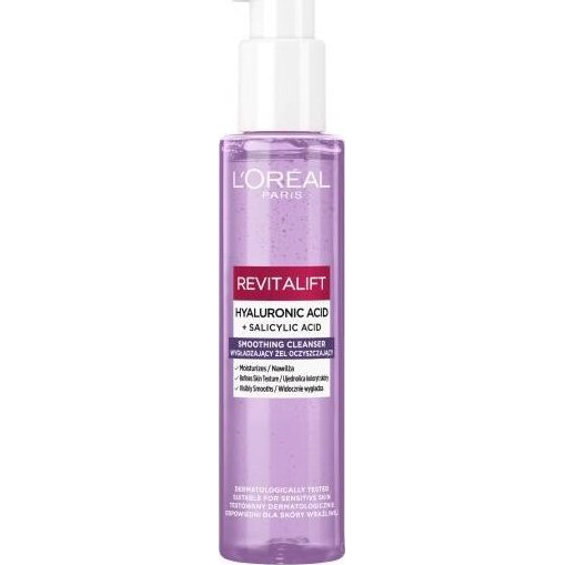 L’Oreal Paris Revitalift Wygładzający żel oczyszczający z kwasem hialuronowym 150ml