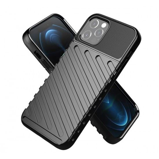 Forcell Thunder Apple iPhone 13 Pro hátlap tok fekete (67788) (67788)