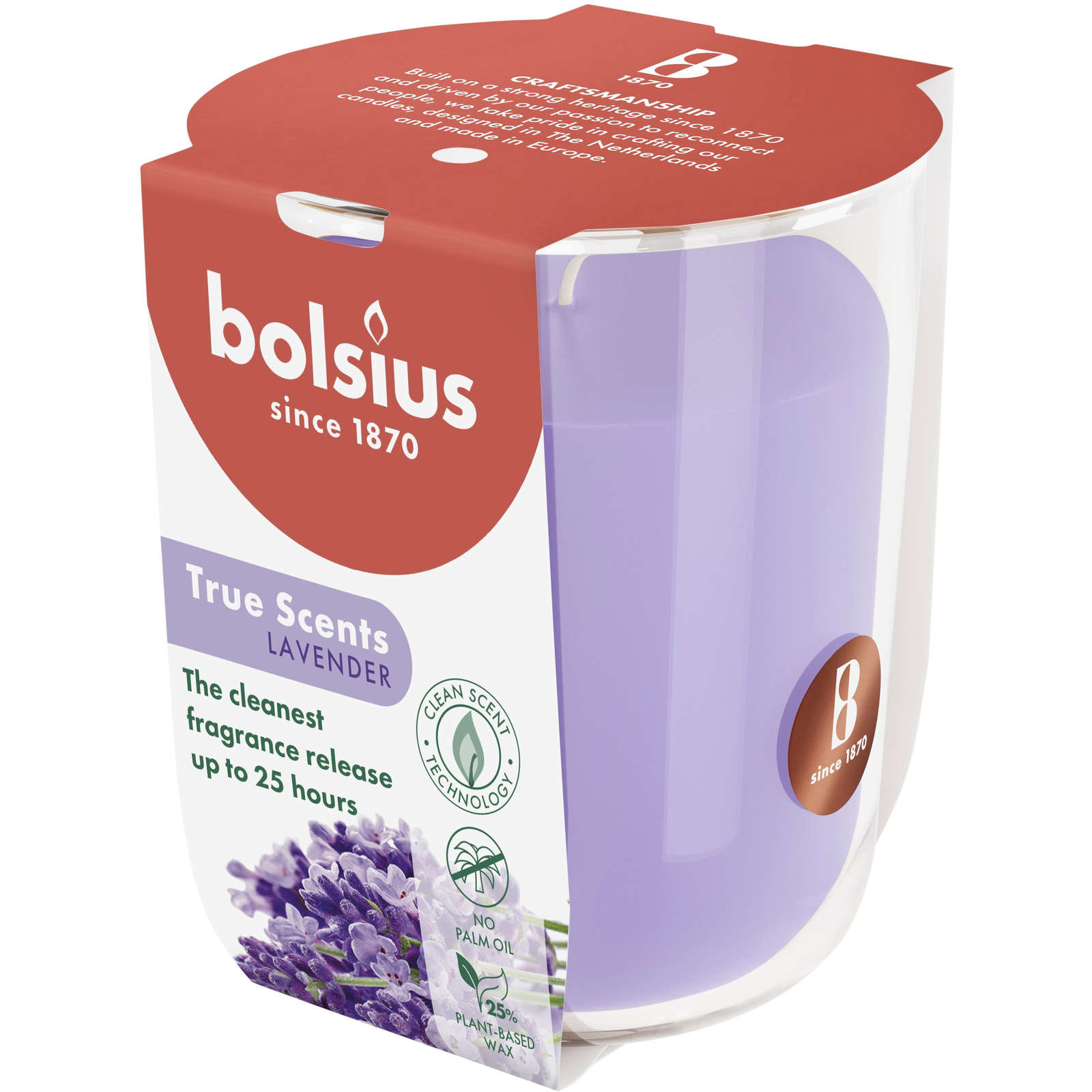 BOLSIUS Lavander 25 óra (8717847188397)