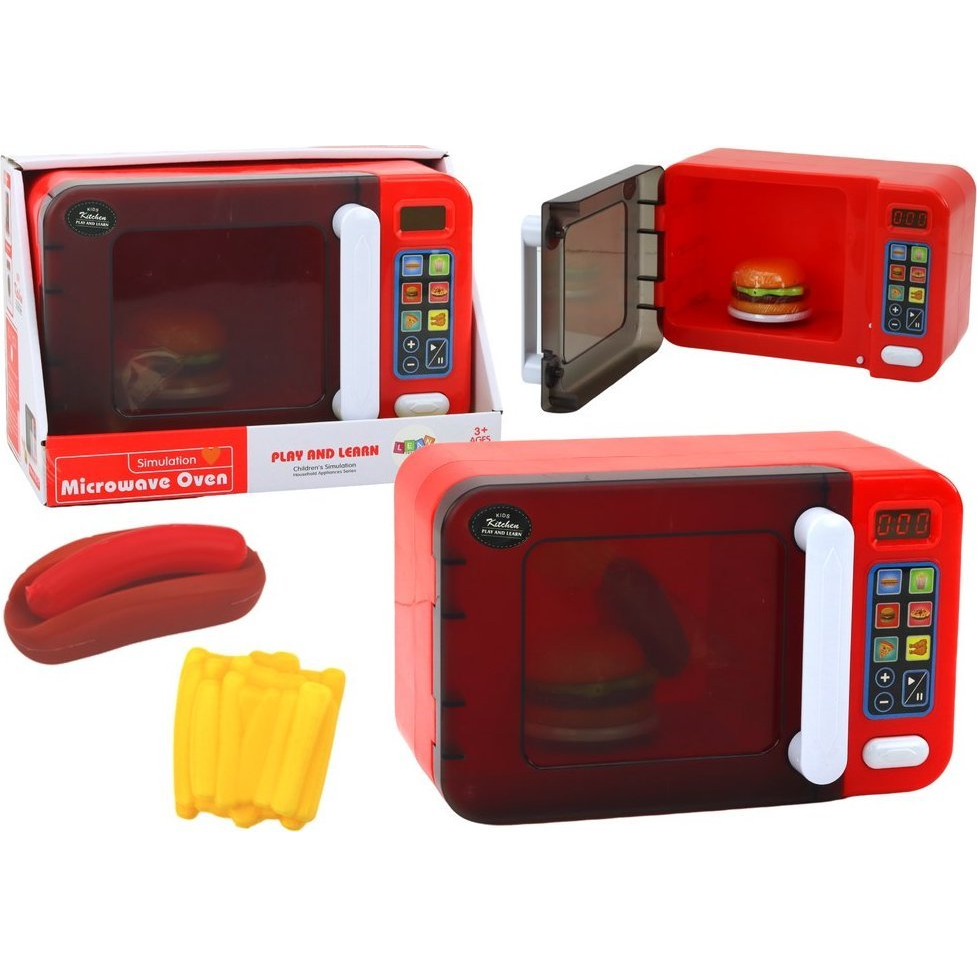 Játék Mikrohullámú Sütő Mikrohullámú Sütő Piros kiegészítők (17717)