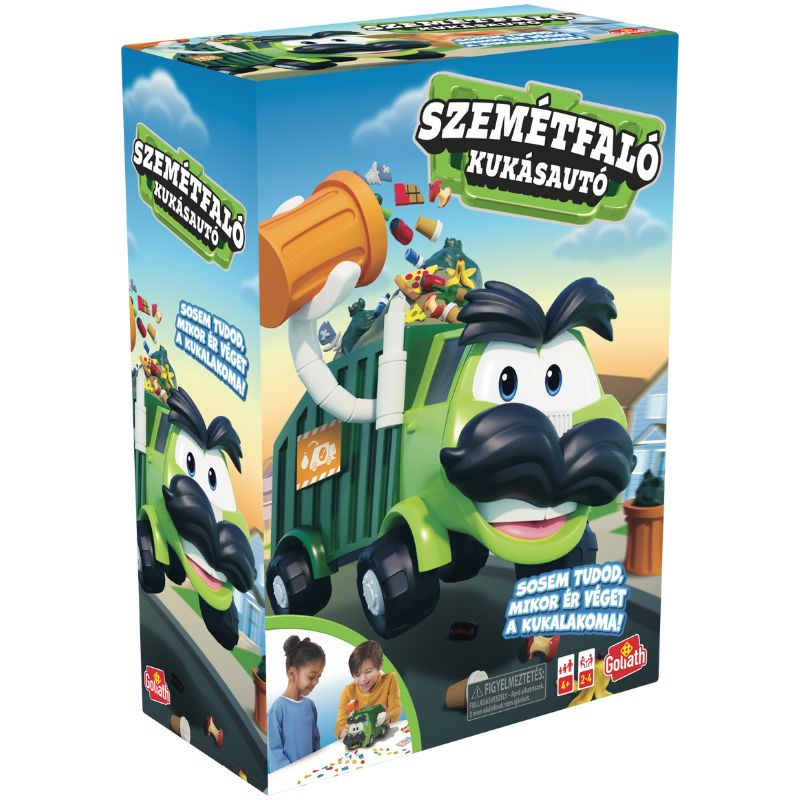 Szemétfaló kukásautó ügyességi társasjáték (930334)