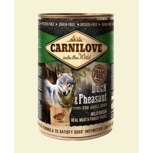 CarniLove Adult Duck &amp; Pheasant Can-  Kacsa és Fácán Hússal Konzerv 400g