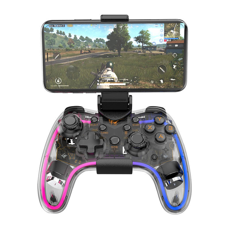 Havit G180BT Wireless controller - Átlátszó (Android/iOS/Xbox/Nintendo/PS4/PS3/PC) (G180BT)