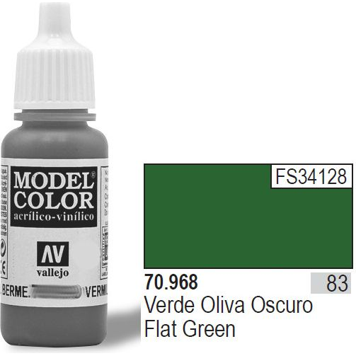 Vallejo Model Color Flat Green Akrilfesték 70968