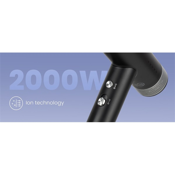 Fén Humanas 2000 W s ionizací černý