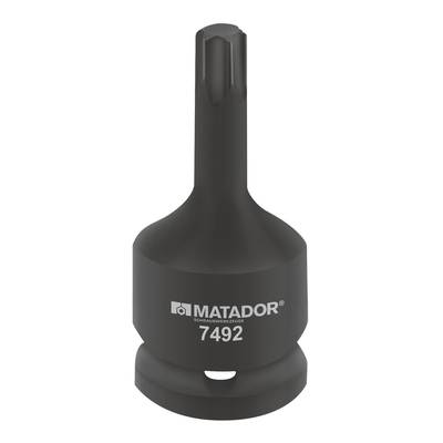 Matador Schraubwerkzeuge 74920550 Belső kerek hatlap (TX) Ütvefúró dugókulcs betét T 55 1/2 (12,5 mm) (74920550)
