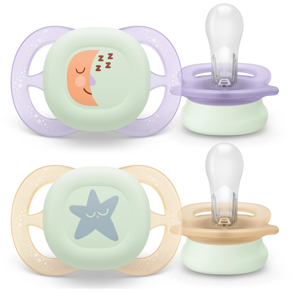 Philips AVENT SCF075/17 ciuccio per bambino Ciuccio classico Ortodontico Silicone Multicolore
