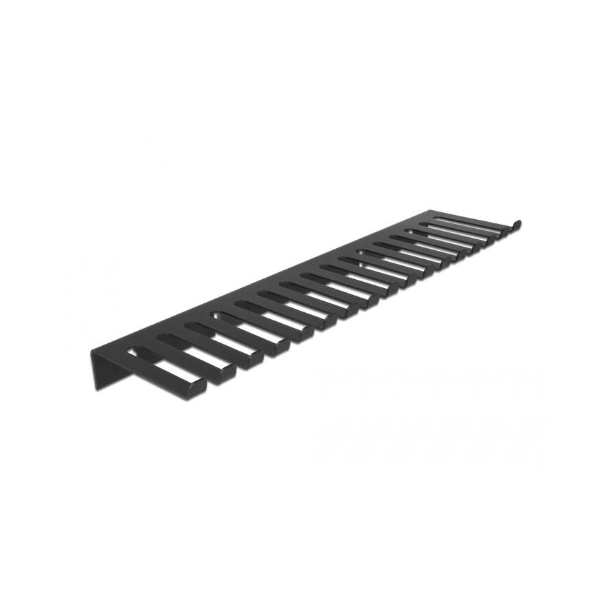 Delock Falra rögzíthető, 325 x 90 mm kábelrendező, fekete (66728)