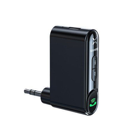 Безжичен приемник Jack Baseus, Bluetooth Jack адаптер, bluetooth 5.0, звук с висока резолюция, черен