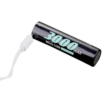 Soshine 18650USB-3.7-3000 #####USB-Micro-B Akku 18650  Li-Ion 3.6 V 3000 mAh
