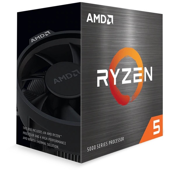 AMD CPU Desktop Ryzen 5 6C/12T 5600GT (3.6/4.6GHz Boost,19MB,65W,AM4) Box (100-100001488BOX)