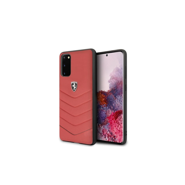 Ferrari Hardcase tok FEHQUHCS62RE Samsung Galaxy S20 G980 készülékhez Heritage piros