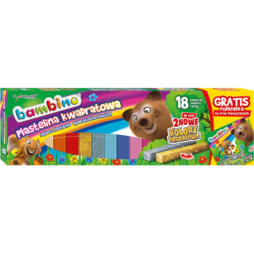 Bambino Színes Gyurma Szett - 18 db (5903235001895)