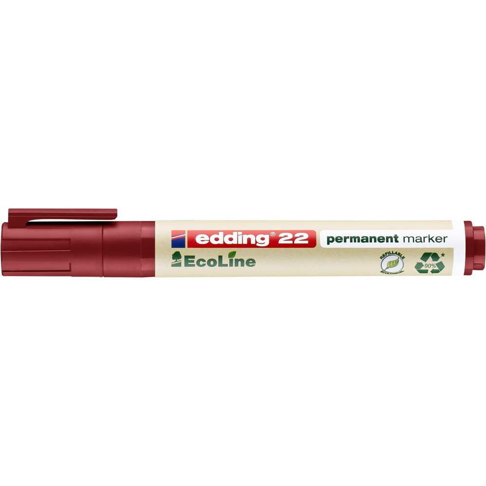 Edding 22 Ecoline 1-5mm Permanent marker - Piros (7580176001)