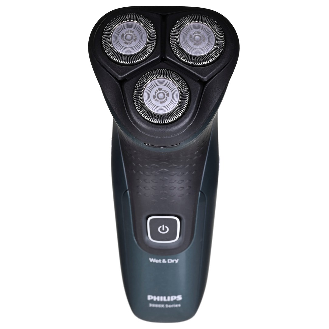 Philips X3052/00 férfi borotva Rotációs/forgófejes borotva Vágó Fekete, Zöld (X3052/00)