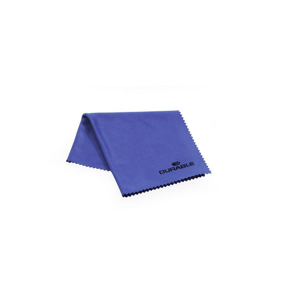 DURABLE TECHCLEAN CLOTH Mikrofasertuch 200x200mm blau (579406)