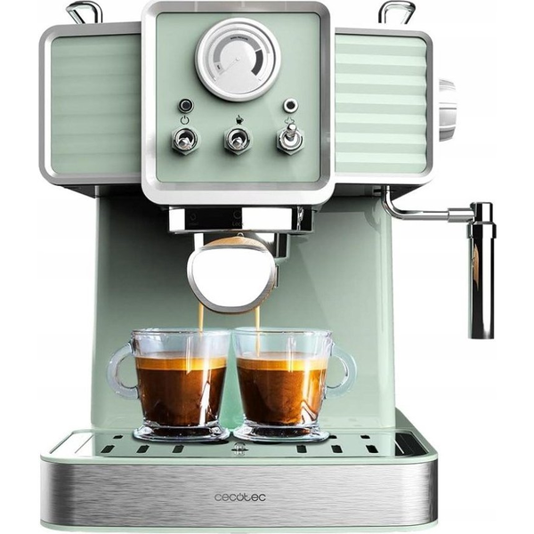 CECOTEC Power Espresso 20 Tradizionale eszpresszó kávéfőző világoszöld 20 bar 1576