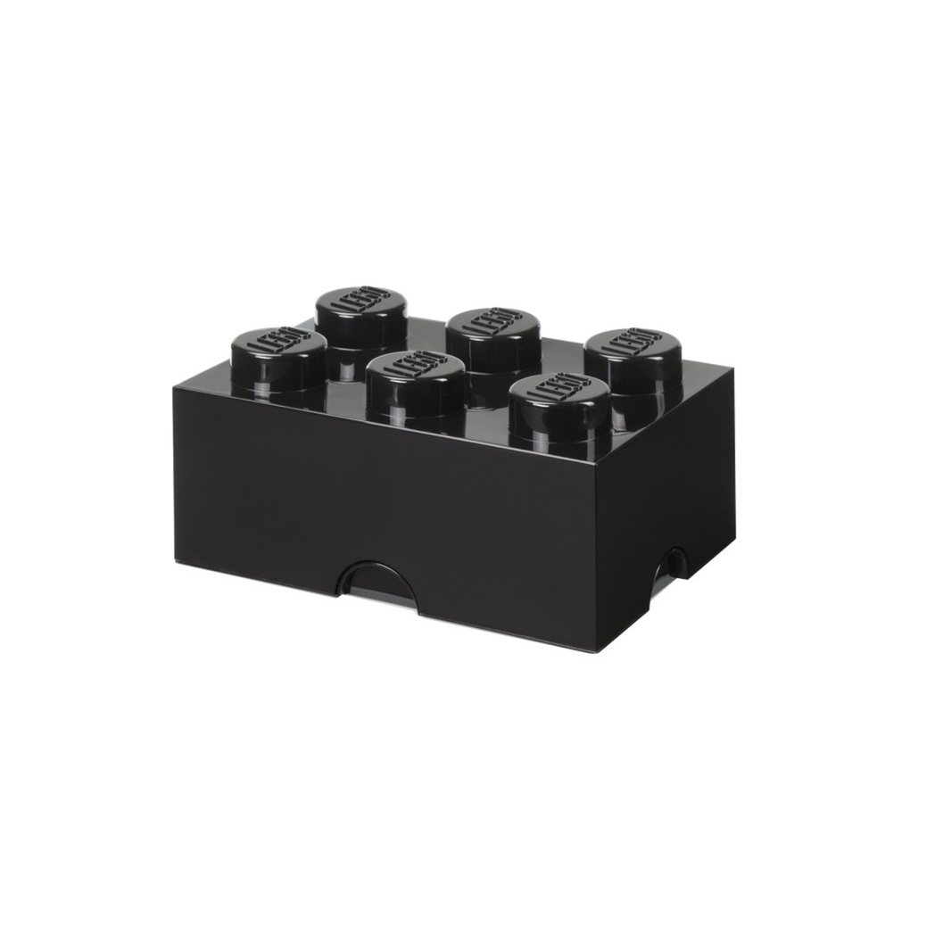 LEGO 40000803 Room Copenhagen Brick 6 Tároló doboz 5,7L - Fekete (40000803)
