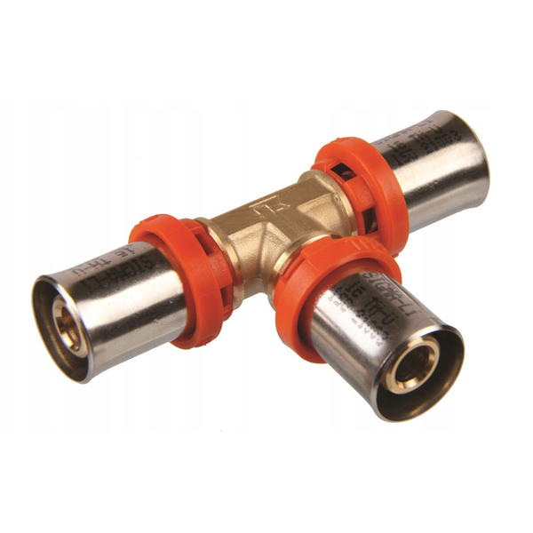 Trójnik zaprasowywany red - 32x20x20 Sigma Li Premium