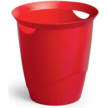 DURABLE TREND Papierkorb 16l rot