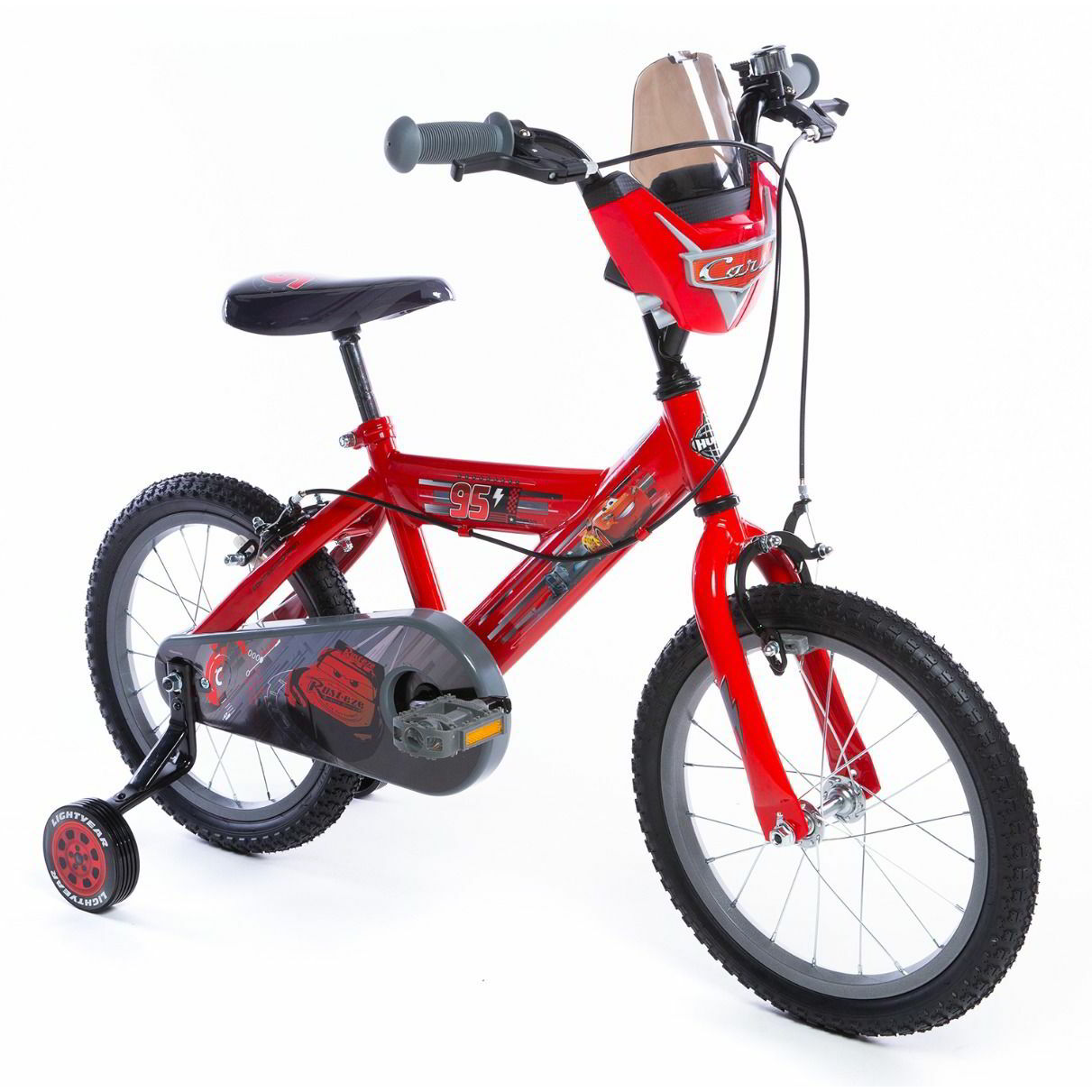 Huffy Disney Cars kerékpár - Piros (16-os méret)