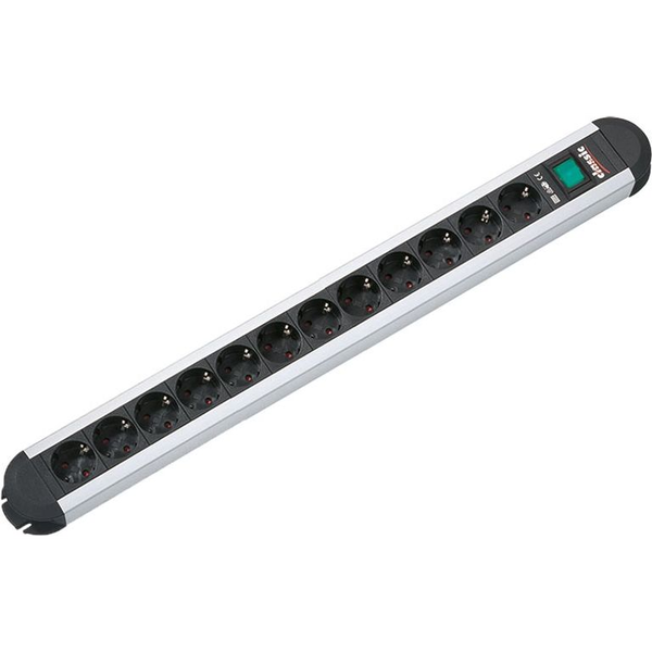 Удължител Bachmann Primo, 12 контакта тип Schuko, Кабел 1.75 м