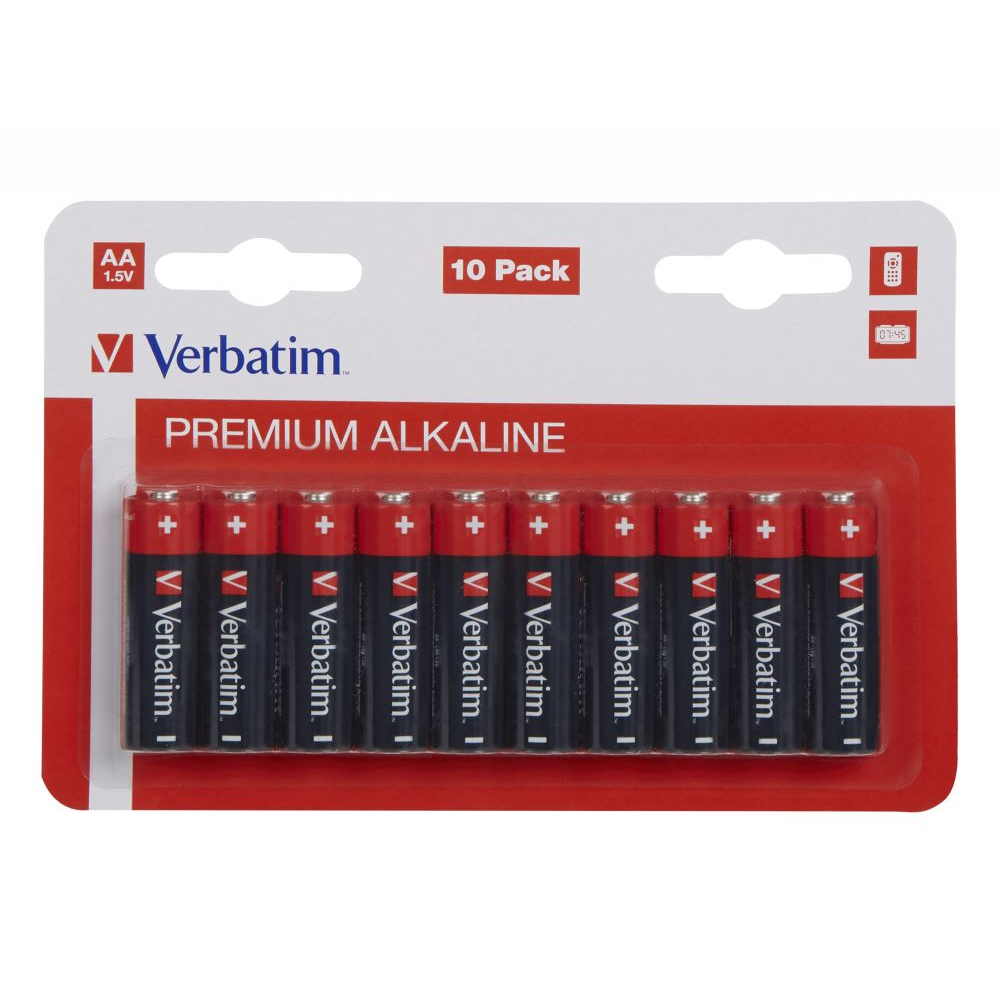 Verbatim alkáli ceruzaelem AA (10db/csomag) (49875) (v49875)