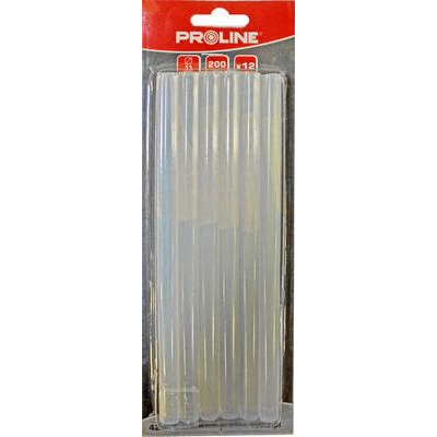 Wkłady klejowe Pro-Line 11 mm x 200 mm przezroczyste 12 szt. 42902
