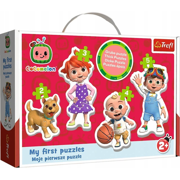 Trefl Baby Classic kirakó, Cocomelon, Játék, 14 darabos