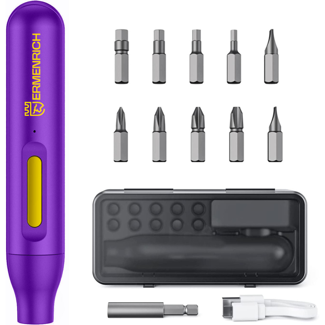 Ermenrich Tunn PD15 elektromos csavarhúzó lila (84562) (84562)