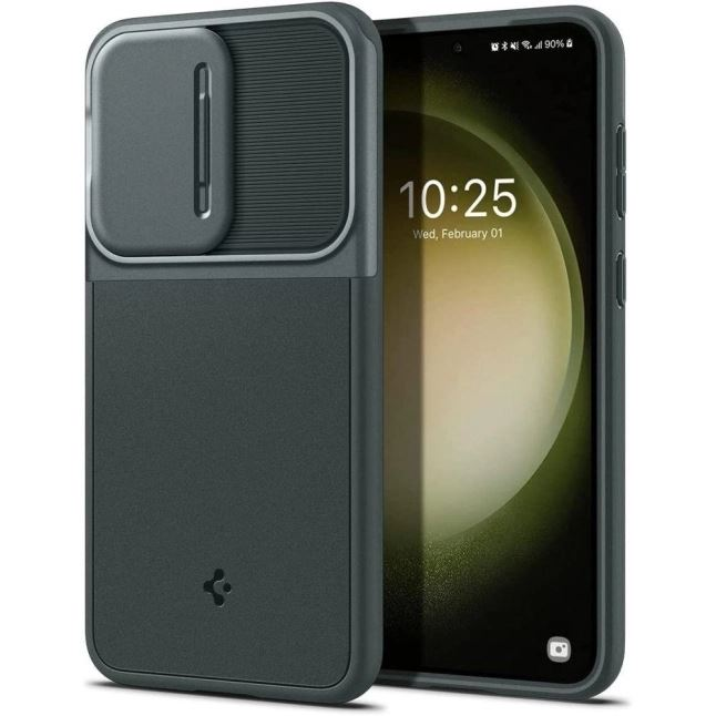 Spigen Optik Armor Samsung Galaxy S23 tok zöld (ACS06088) (ACS06088)