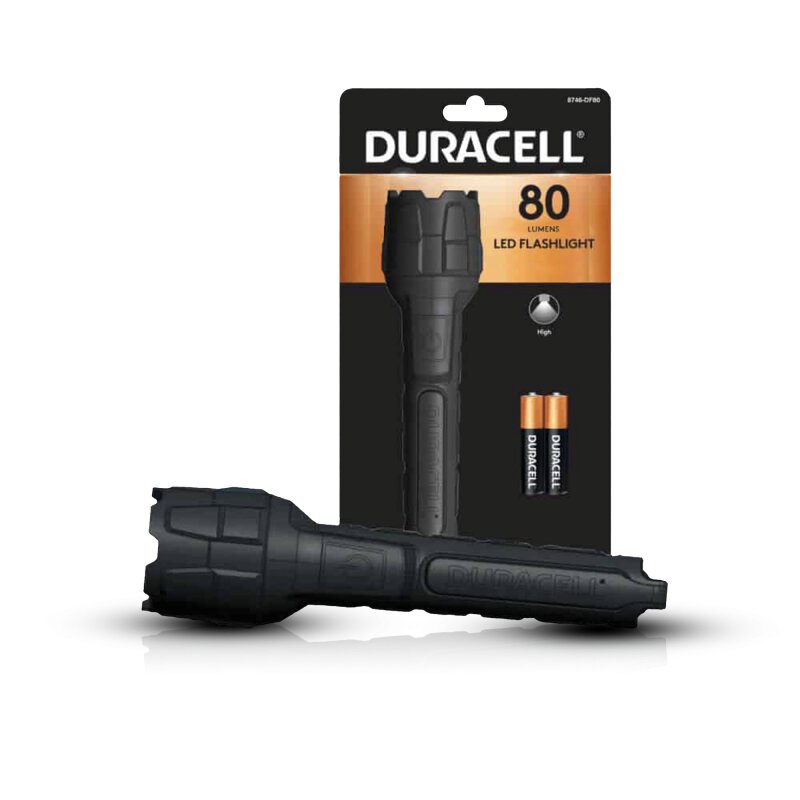 Duracell 8746-DF80SE Zseblámpa - Fekete (8746-DF80SE)