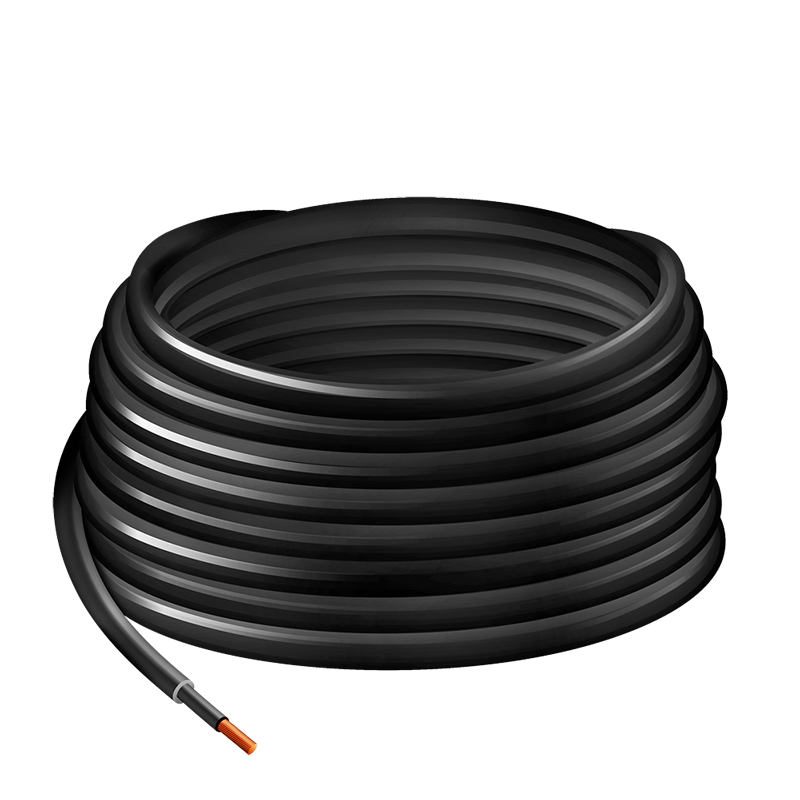 Logilink Szolár beépítési kábel, H1Z2Z2-K, 6 mm2, CU, fekete, 25 m (PHC0200) (PHC0200)