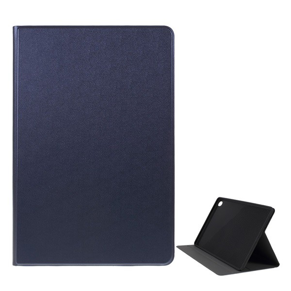 Tok álló, bőr hatású (FLIP, oldalra nyíló, asztali tartó funkció, prémium) SÖTÉTKÉK [Huawei MediaPad M6 10.8 LTE] (5996457899074)