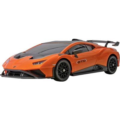 Amewi 1:18 RC modellautó Elektro Drift Lamborghini Huracan STO Drift Car Narancs Brushed 4WD RtR 2,4 GHz Akkuval és töltőkábellel, Elemekkel,