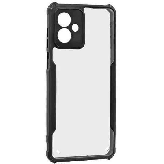 Gigapack Motorola Moto G14 akril hátlapos tok átlátszó-fekete (GP-155827) (GP-155827)