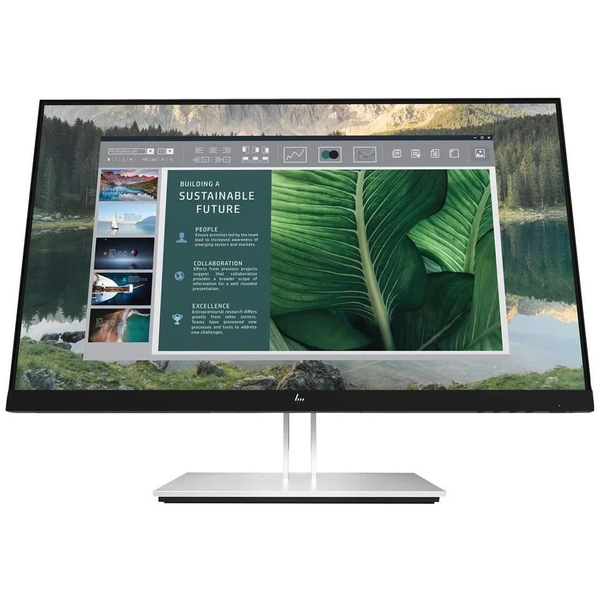 HP E24u G4 počítačový monitor 60,5 cm (23.8") 1920 x 1080 px Full HD LCD Černá, Stříbrná