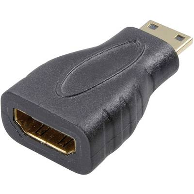 SpeaKa Professional HDMI Átalakító [1x HDMI dugó, C mini - 1x HDMI alj] Fekete Aranyozatt érintkező