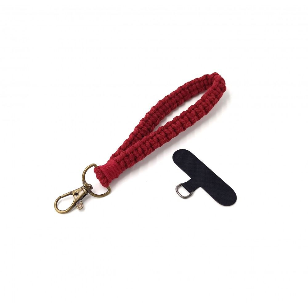 Cellect fonott szövet csuklópánt szilikon tokhoz piros (CEL-STRING-FAB-R) (CEL-STRING-FAB-R)