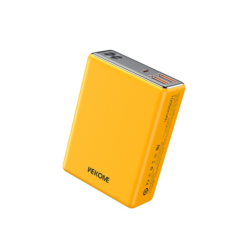 Wekome WK-WP-27 Power Bank 10000mAh - Sárga (WK-WP-27_YELLOW)